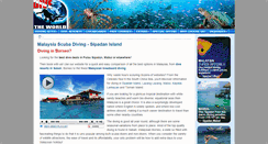 Desktop Screenshot of divetheworldmalaysia.com