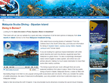 Tablet Screenshot of divetheworldmalaysia.com